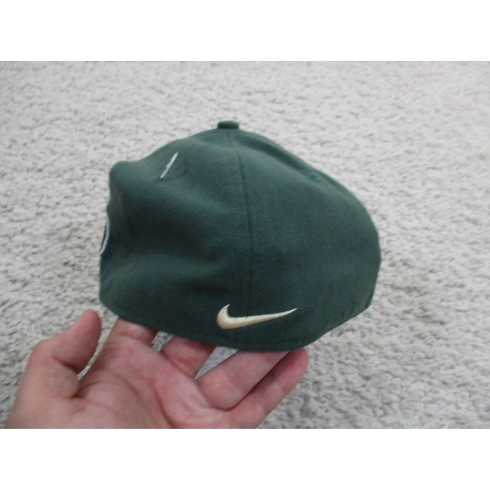 Baylor Bears Hat Cap Mens Green Fitted Nike Lightweight Football Logo Casual A3